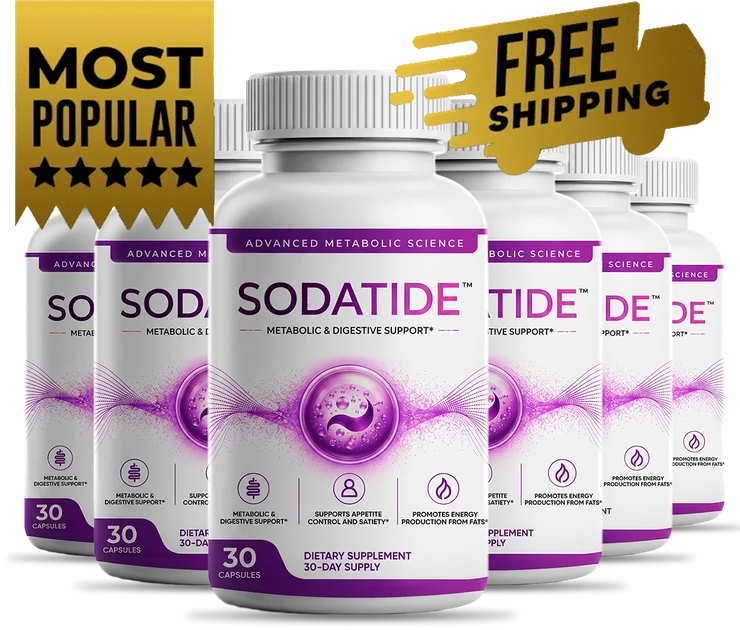 SodaTide 6 bottle package, 180 day supply, best value
